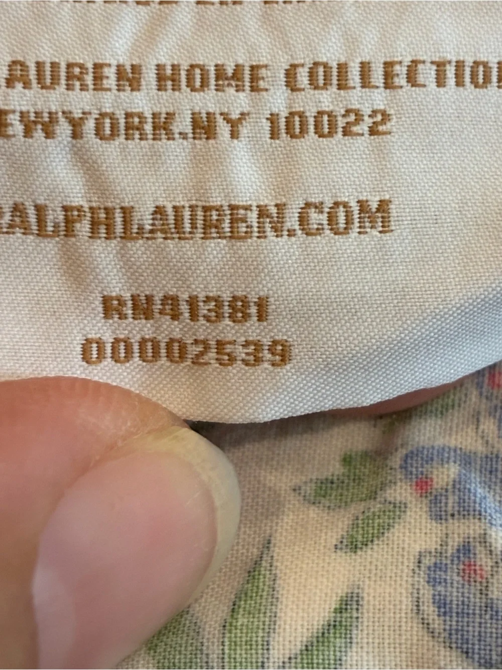 Rare Lauren Ralph Lauren Ditzy Print Pillowcases Standard 100% Cotton